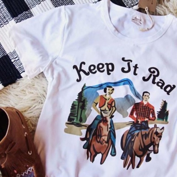Now available Keep it Rad Western Grahic Tee - Picture 2 of 3
